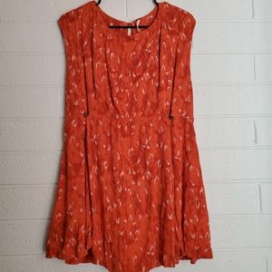 Free People Orange Dress